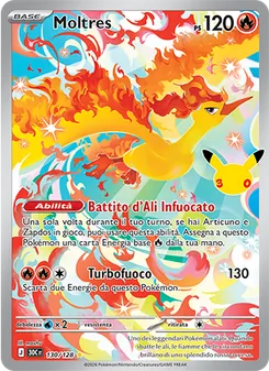 Moltres (30° Anniversario #130/128)