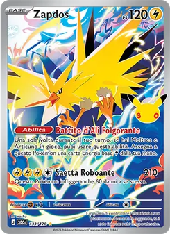 Zapdos (30° Anniversario #133/128)