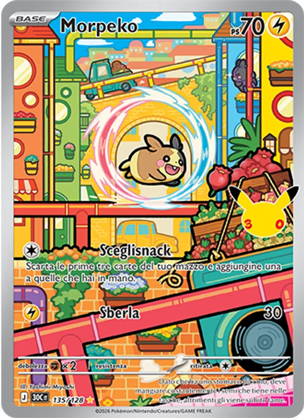 Morpeko (30° Anniversario #135/128)