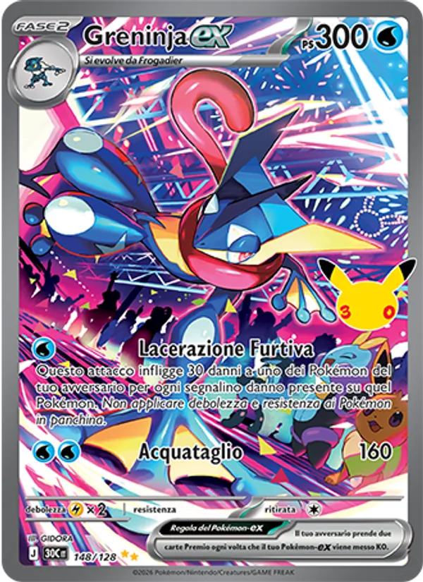 Greninja-ex (30th Celebration #148/128)