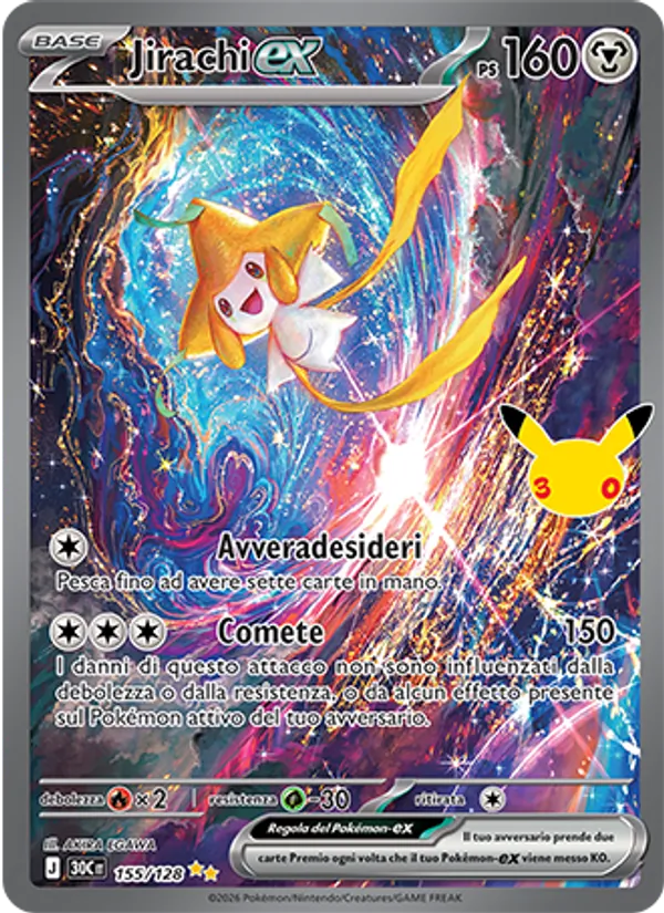 Jirachi-ex (30th Celebration #155/128)