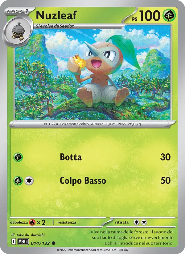 Nuzleaf (Mega Evolution #014/132)