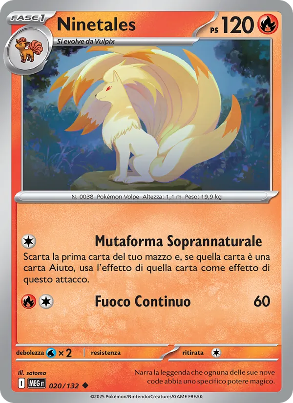 Ninetales (Megaevoluzione #020/132)