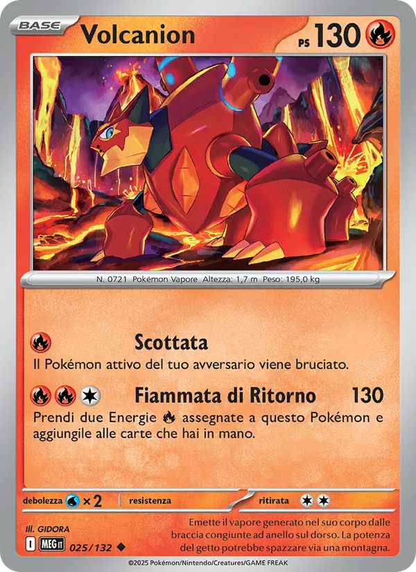 Volcanion (Megaevoluzione #025/132)