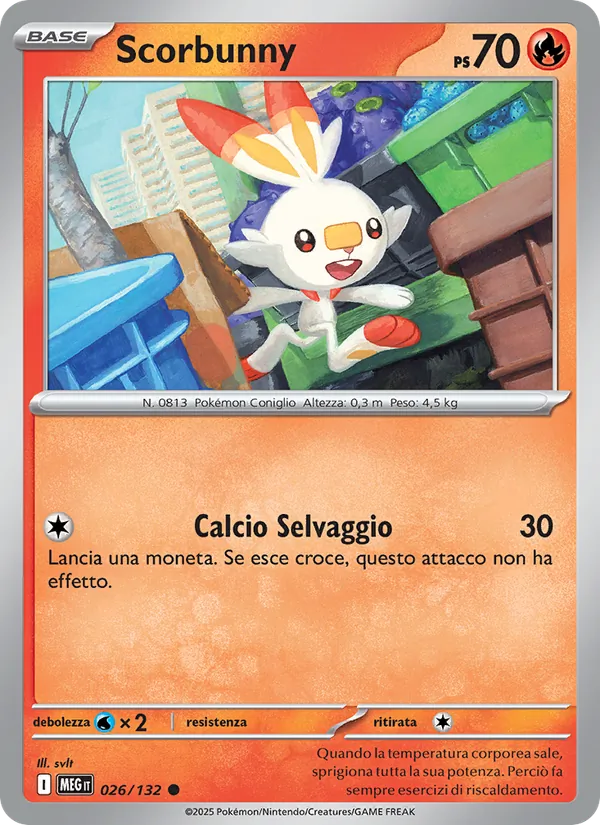 Scorbunny (Megaevoluzione #026/132)