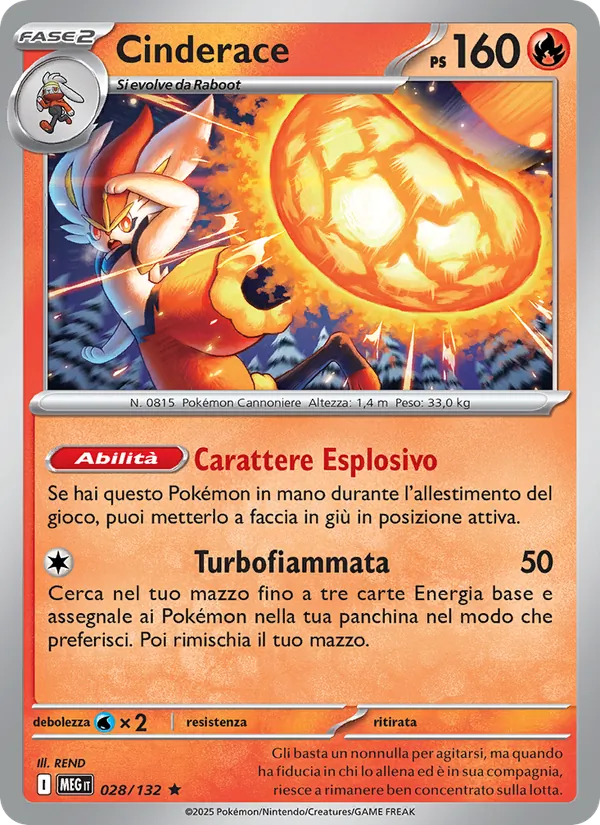 Cinderace (Mega Evolution #028/132)