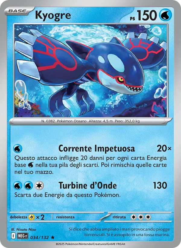 Kyogre (Mega Evolution #034/132)