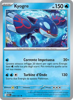 Kyogre (Megaevoluzione #034/132)