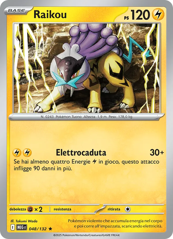 Raikou (Megaevoluzione #048/132)