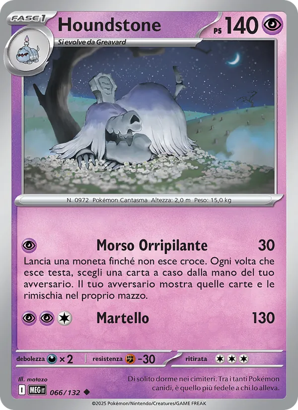 Houndstone (Megaevoluzione #066/132)