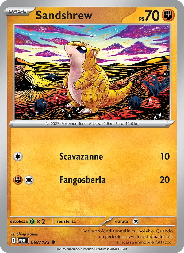 Sandshrew (Mega Evolution #068/132)