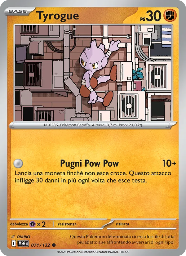 Tyrogue (Megaevoluzione #071/132)