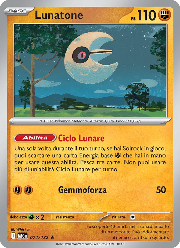 Lunatone (Megaevoluzione #074/132)