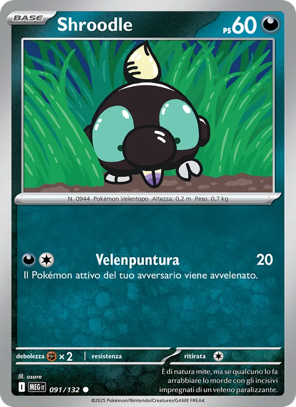 Shroodle (Megaevoluzione #091/132)
