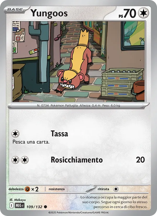 Yungoos (Megaevoluzione #109/132)