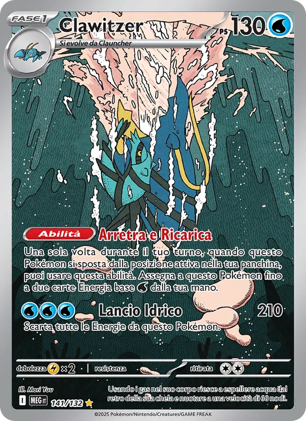 Clawitzer (Megaevoluzione #141/132)