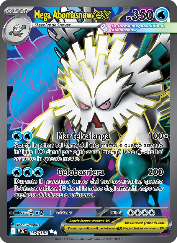 Mega Abomasnow-ex (Megaevoluzione #157/132)