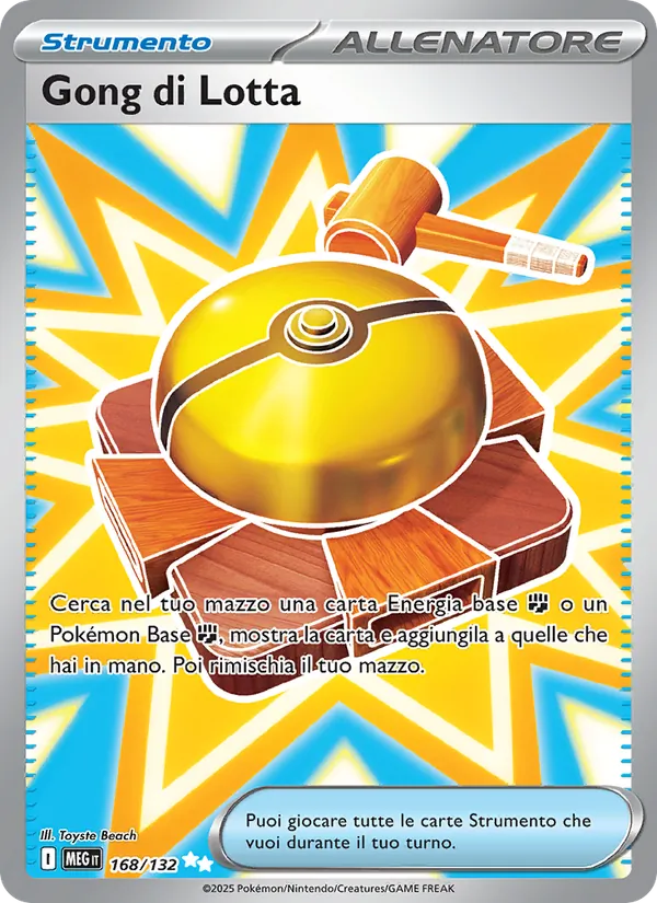 Gong di Lotta (Megaevoluzione #168/132)