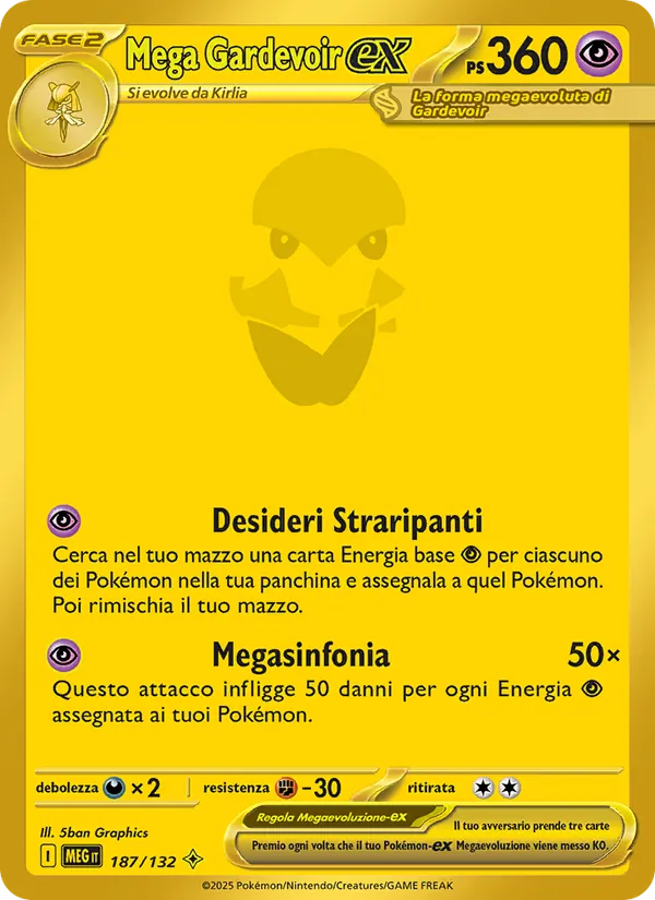 Mega Gardevoir-ex (Megaevoluzione #187/132)