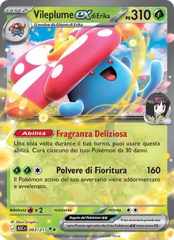 Vileplume-ex di Erika (Ascesa Eroica #003/217)