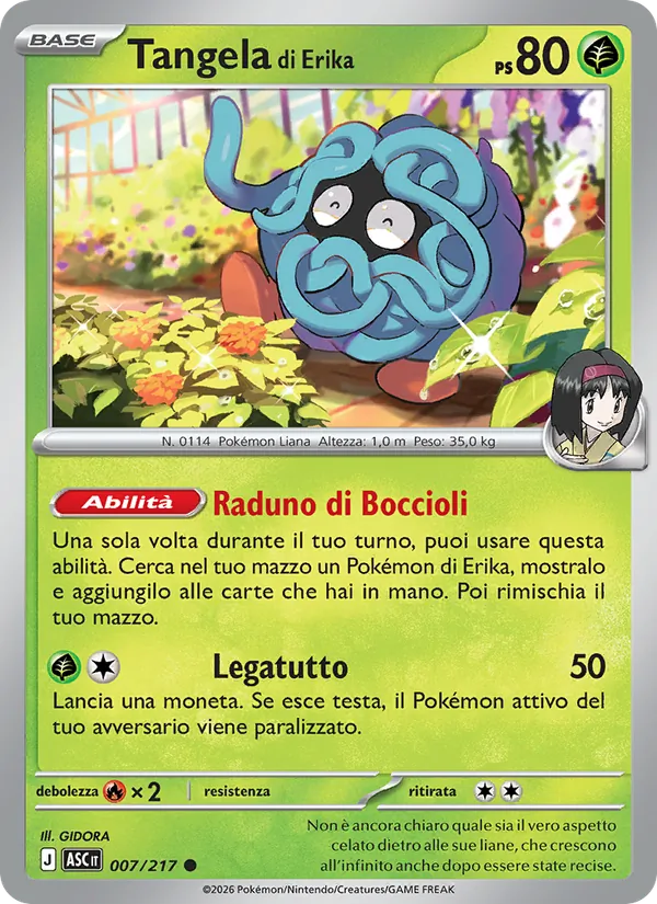 Tangela di Erika (Ascesa Eroica #007/217)