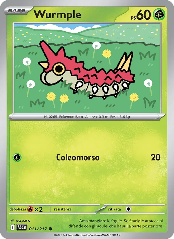 Wurmple (Ascesa Eroica #011/217)