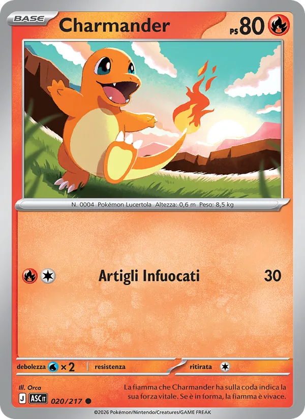 Charmander (Ascesa Eroica #020/217)