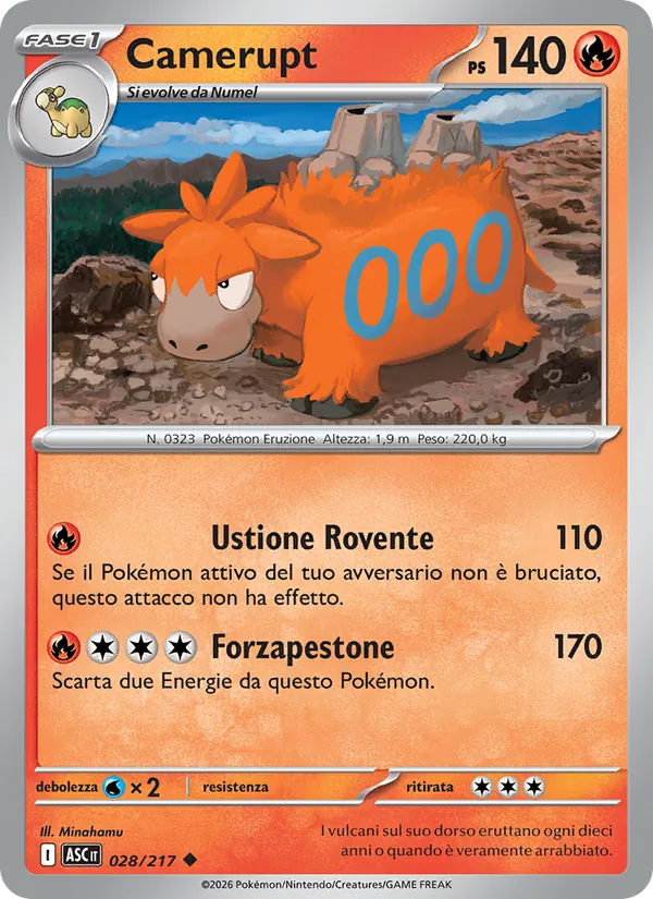 Camerupt (Ascesa Eroica #028/217)