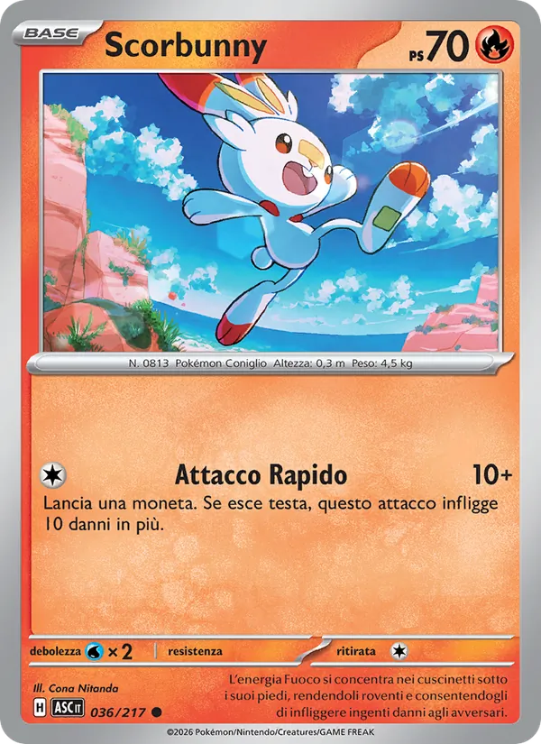 Scorbunny (Ascesa Eroica #036/217)