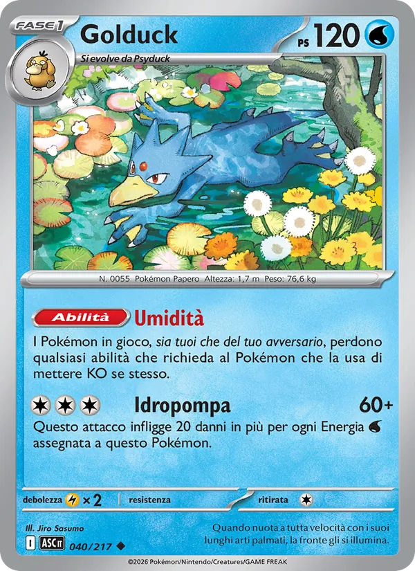 Golduck (Ascesa Eroica #040/217)