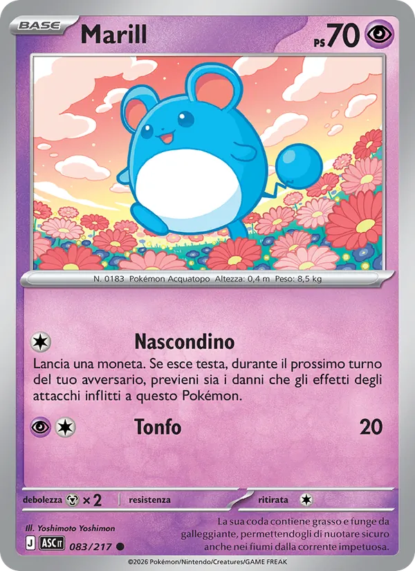 Marill (Ascended Heroes #083/217)