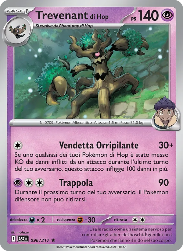 Trevenant di Hop (Ascesa Eroica #096/217)