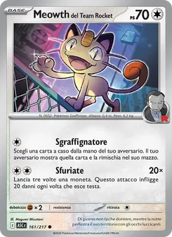 Meowth del Team Rocket (Ascesa Eroica #161/217)