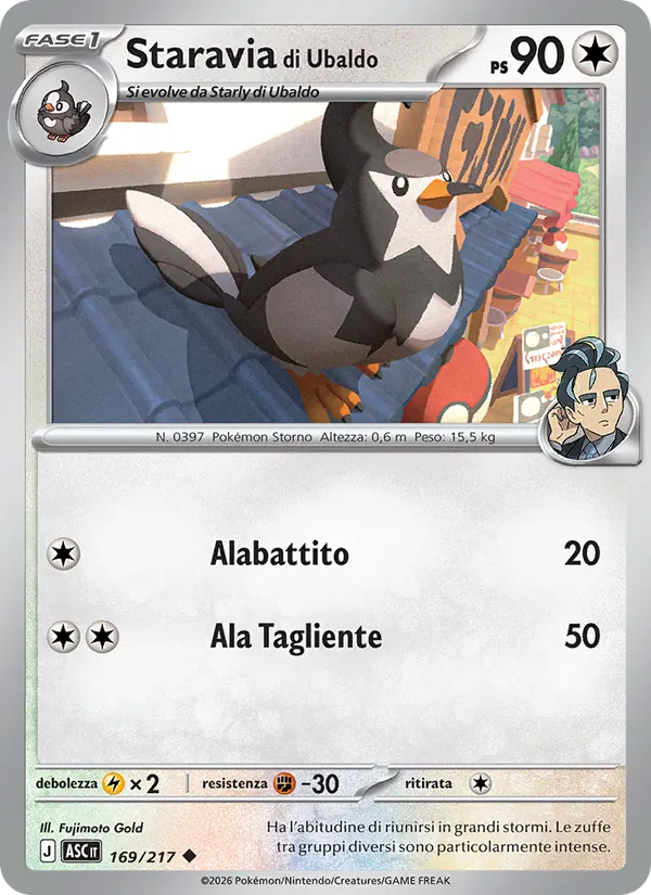 Staravia di Ubaldo (Ascended Heroes #169/217)