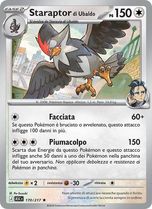 Staraptor di Ubaldo (Ascesa Eroica #170/217)