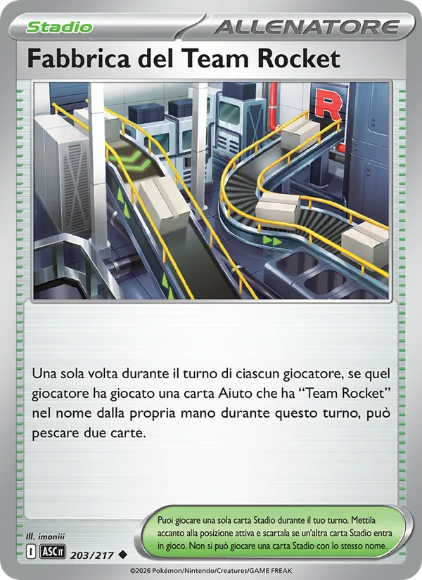 Fabbrica del Team Rocket (Ascesa Eroica #203/217)