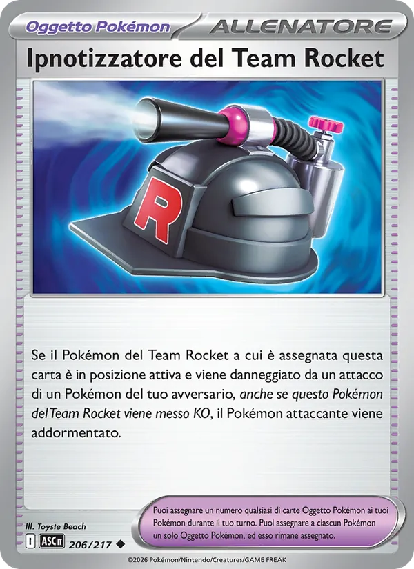 Ipnotizzatore del Team Rocket (Ascesa Eroica #206/217)