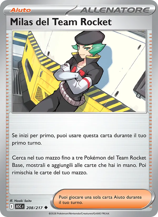 Milas del Team Rocket (Ascended Heroes #208/217)