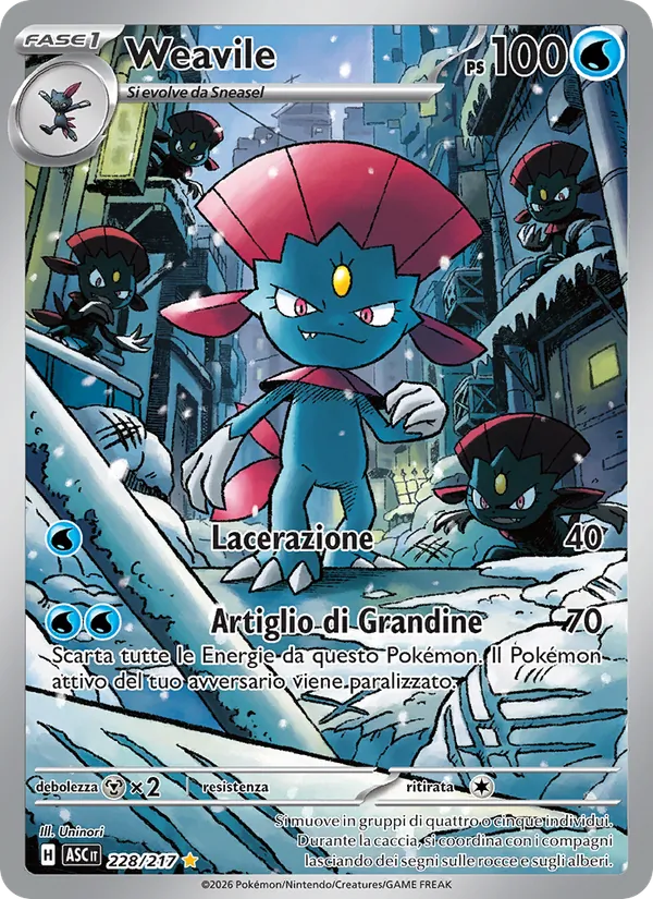 Weavile (Ascesa Eroica #228/217)