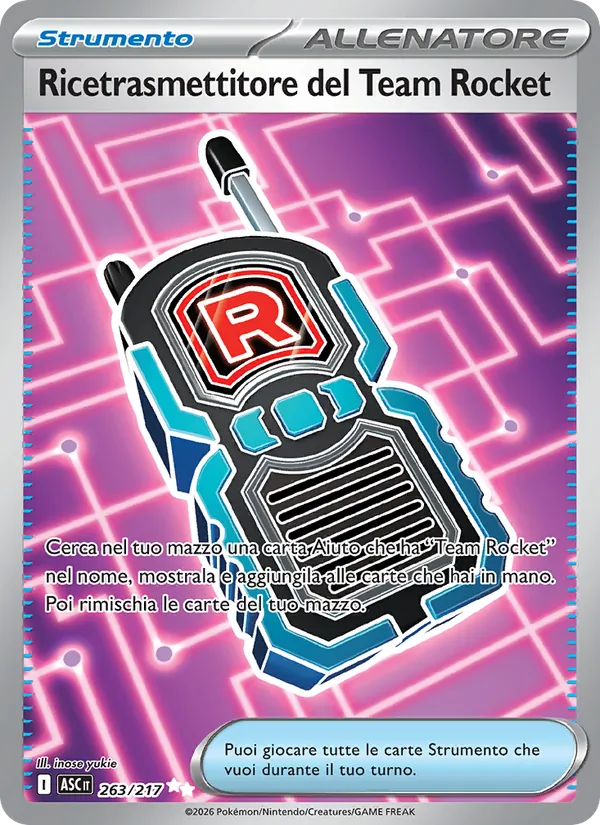 Ricetrasmettitore del Team Rocket (Ascesa Eroica #263/217)