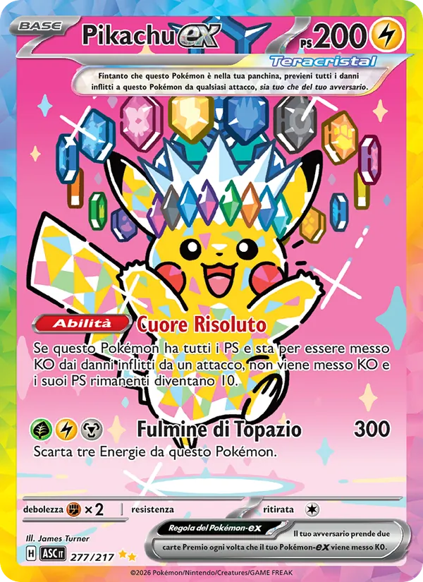 Pikachu-ex (Ascended Heroes #277/217)