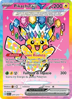Pikachu-ex (Ascesa Eroica #277/217)
