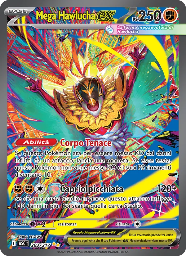 Mega Hawlucha-ex (Ascesa Eroica #283/217)