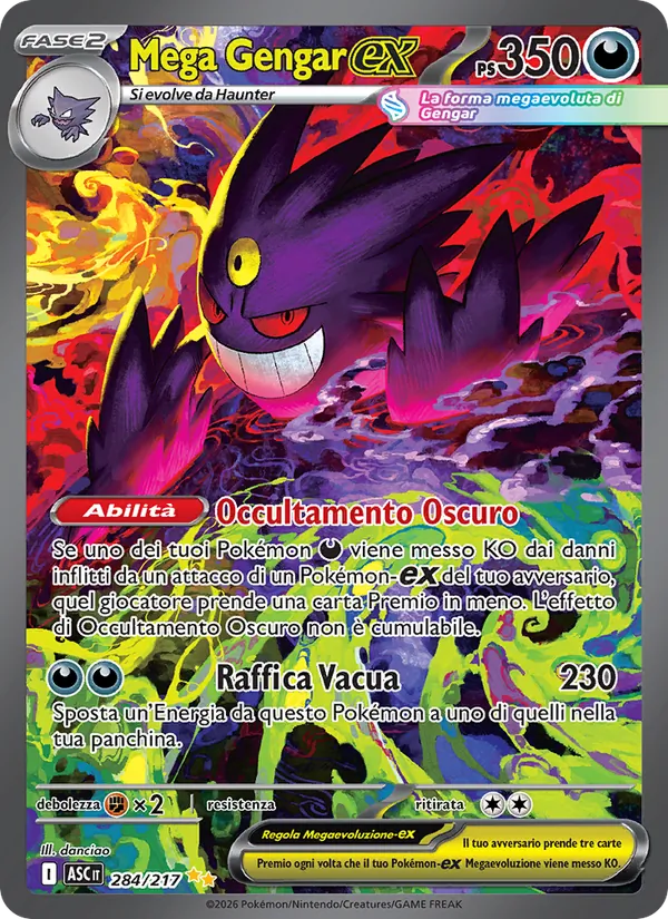 Mega Gengar-ex (Ascesa Eroica #284/217)