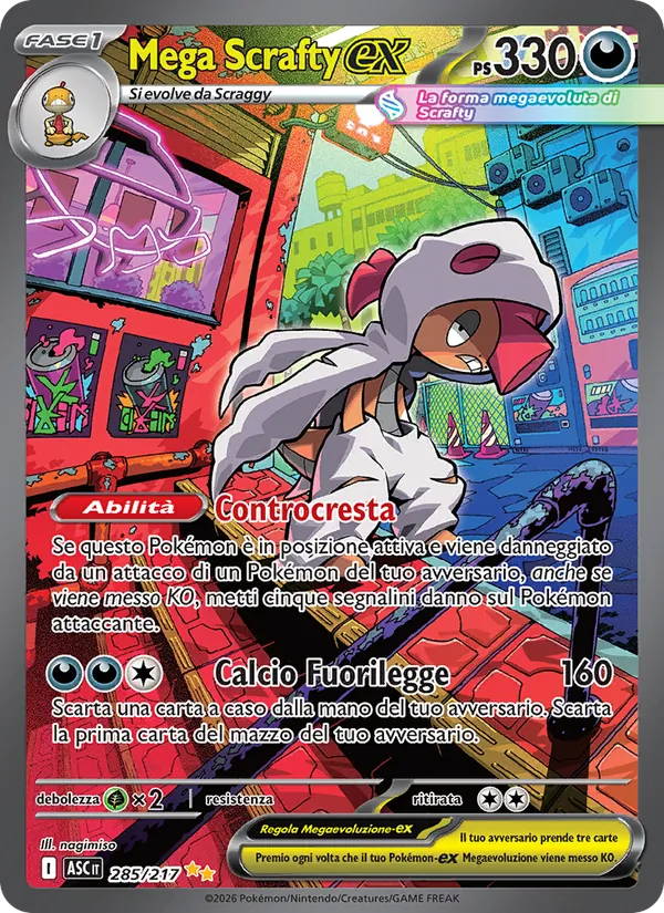 Mega Scrafty-ex (Ascesa Eroica #285/217)