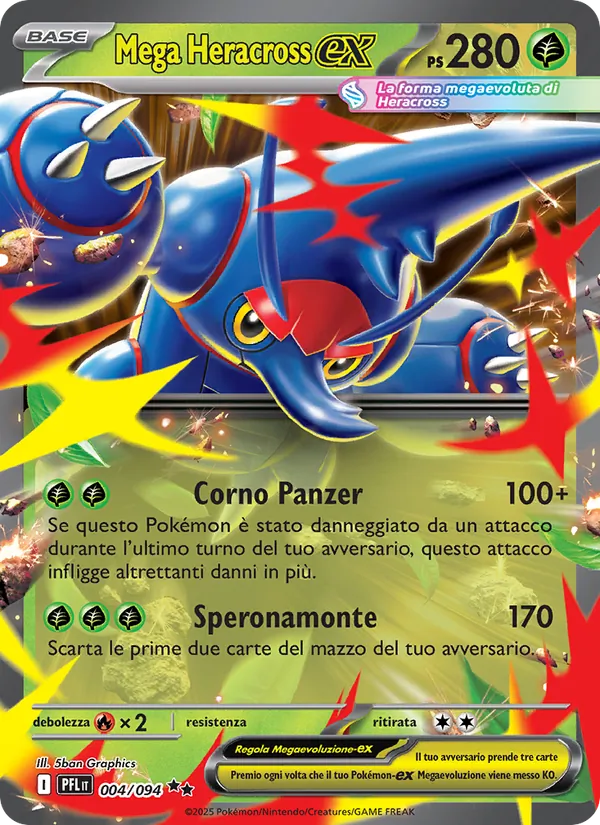 Mega Heracross-ex (Fiamme Spettrali #004/94)