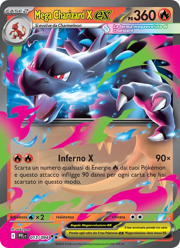 Mega Charizard X-ex (Phantasmal Flames #013/94)