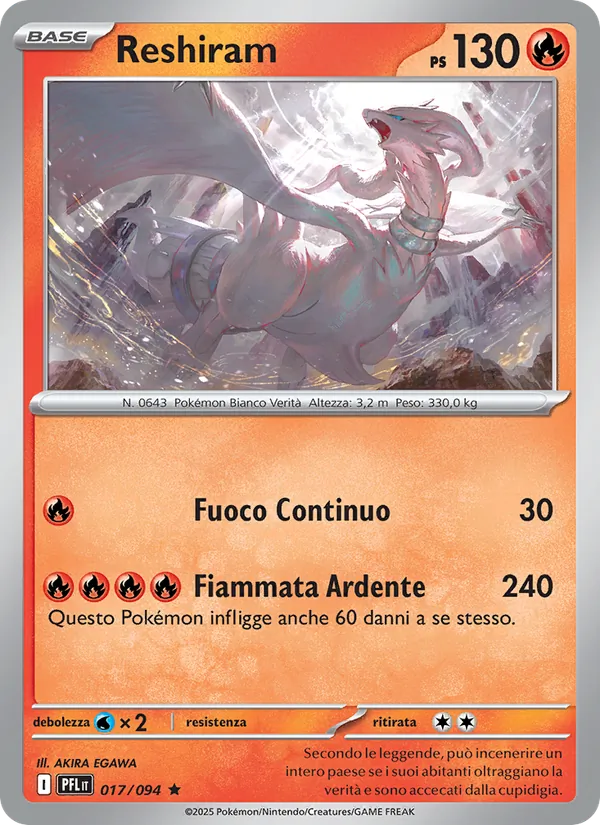 Reshiram (Fiamme Spettrali #017/94)