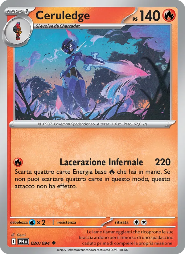 Ceruledge (Fiamme Spettrali #020/94)