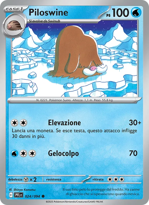 Piloswine (Fiamme Spettrali #024/94)